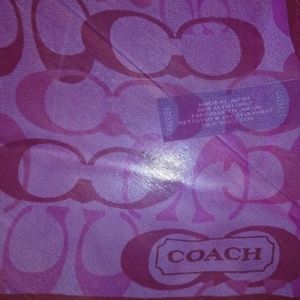 Original Coach Pink Scarf